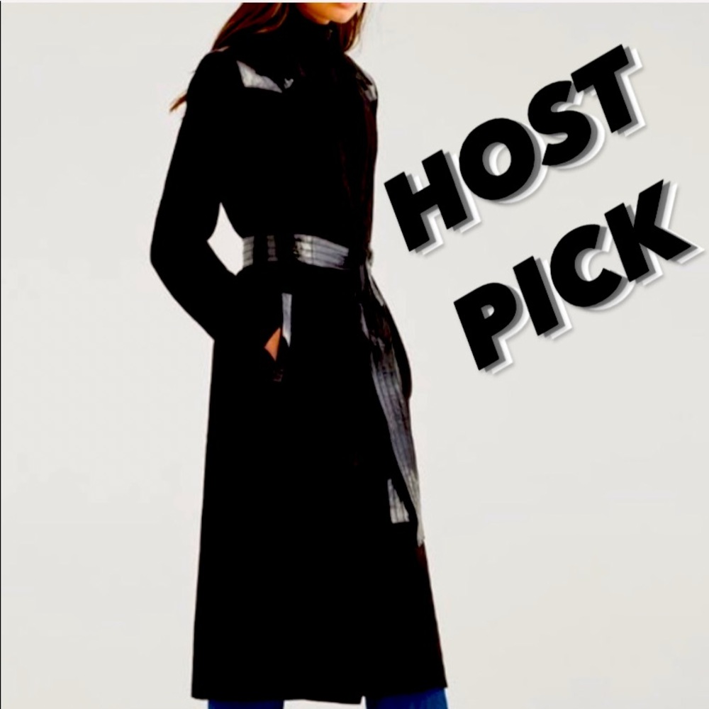 7 For All ManKind Suede Trench Coat